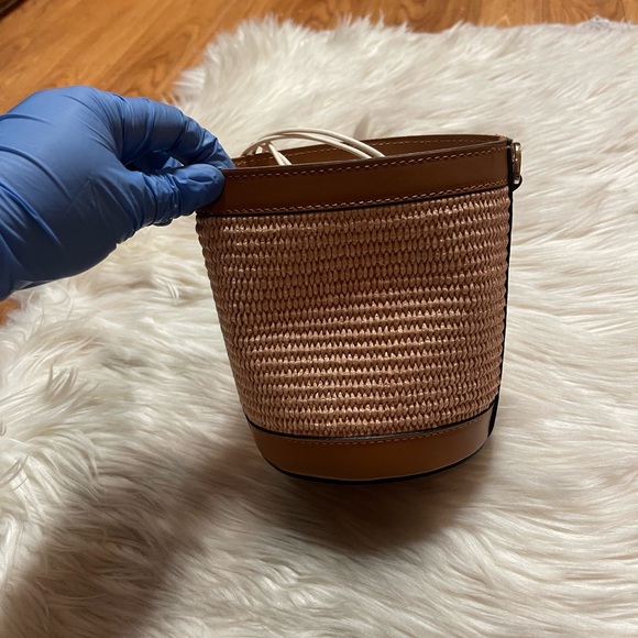 Borse in pelle Camel raffia bag - Picture 16 of 16